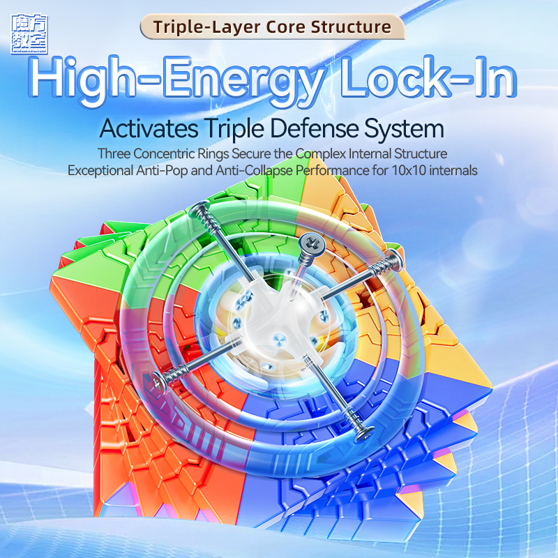 MoYu MeiLong 10x10 V2 (Magnetic, Ball-Core) from KewbzUK Speed Cube Shop 11